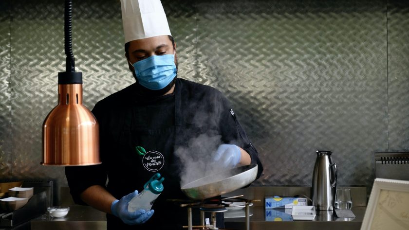 apron kerja restoran profesional