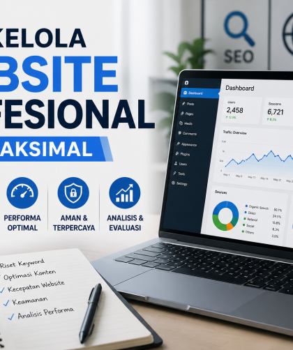 cara kelola website profesional