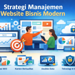 manajemen website bisnis modern