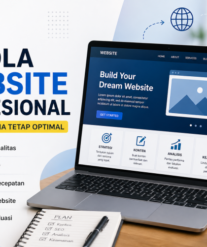 tips kelola website profesional