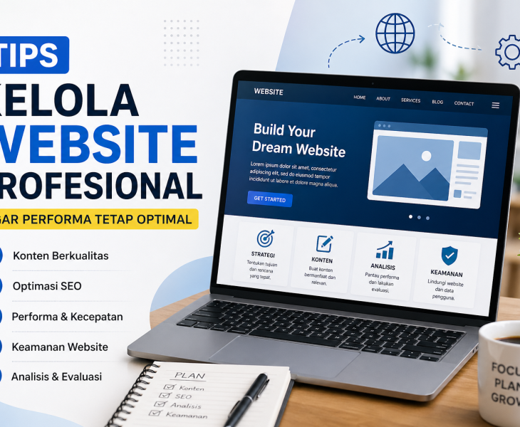 tips kelola website profesional