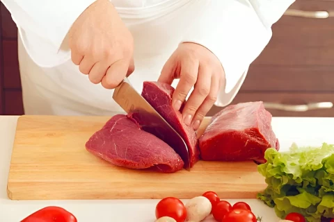 cara memotong daging kurban rapi