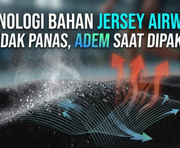 bahan jersey airwalk tidak panas saat dipakai