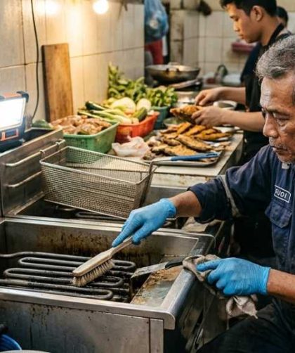cara membersihkan mesin deep fryer setelah digunakan