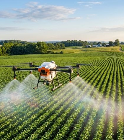 manfaat teknologi drone untuk penyemprotan