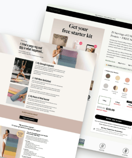 Landing Page untuk Peluncuran Produk Baru