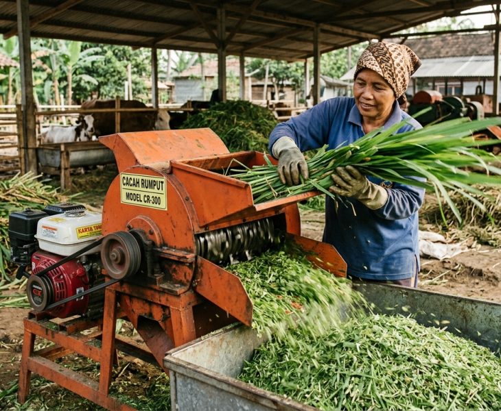 kelebihan pencacahan rumput