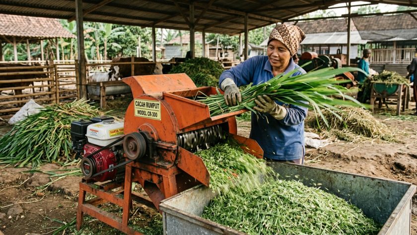 kelebihan pencacahan rumput