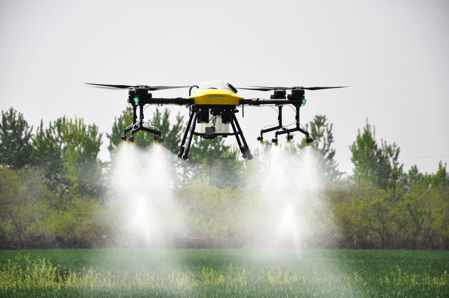 cara mengatur pola penyemprotan drone sprayer
