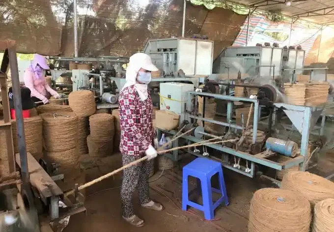 cara membuat tali tambang dari sabut kelapa